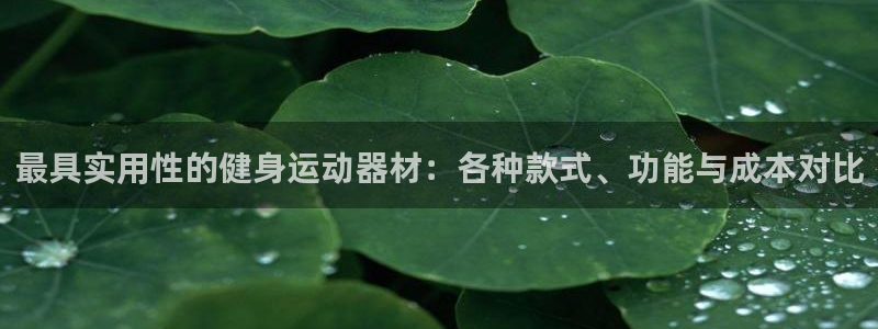 注册凯捷体育：最具实用性的健身运动器材：各种款式、功
