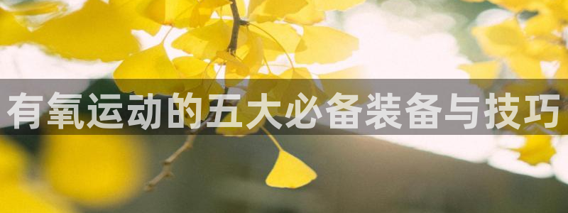 注册凯捷体育：有氧运动的五大必备装备与技巧