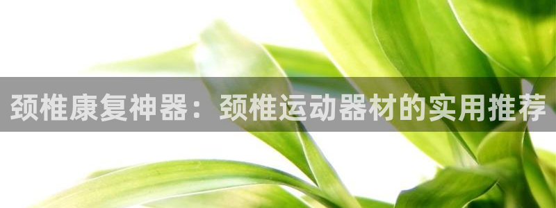 凯捷体育招商电话号码：颈椎康复神器：颈椎运动器材的实用推荐