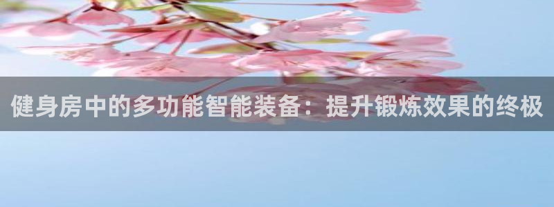凯捷体育招商电话是多少：健身房中的多功能智能装备：提