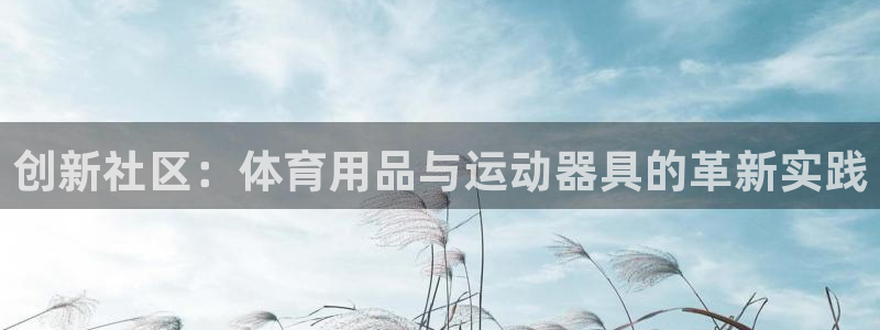 凯捷体育神州：创新社区：体育用品与运动器具的革新实践