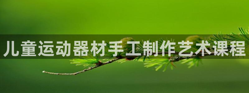凯捷体育新能源：儿童运动器材手工制作艺术课程