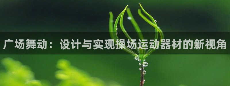 意昂平台体育：广场舞动：设计与实现操场运动器材的新视